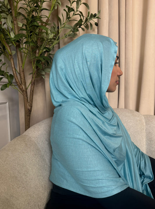 Jersey Hijab - Turquoise