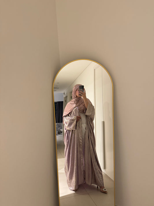 Abaya pink shimmer