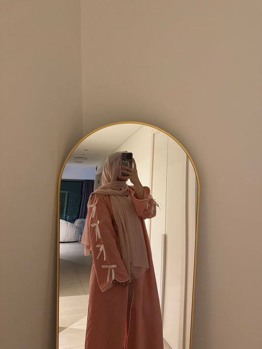 Coquette abaya- pink